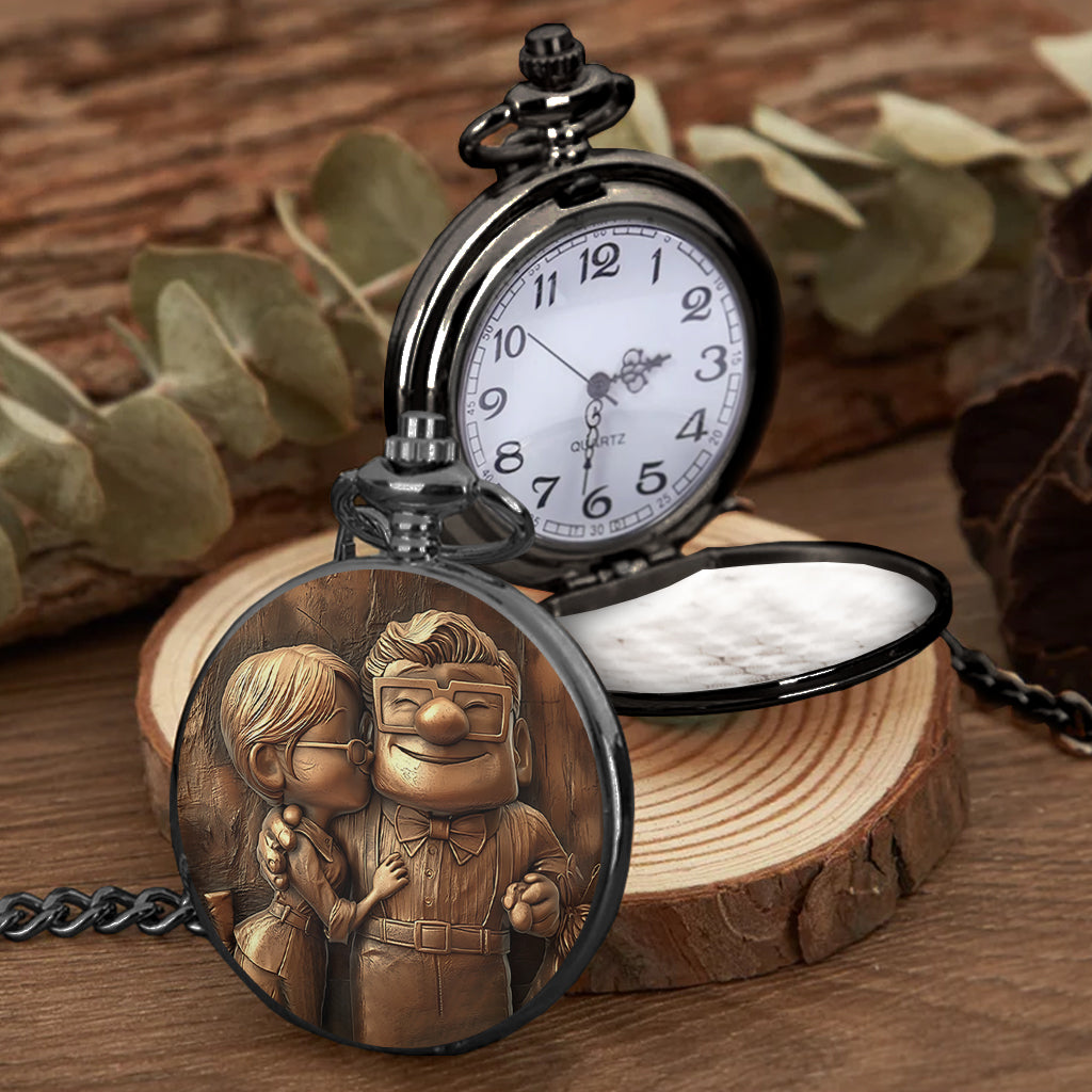 Until The End Of Time - Personalized Mouse Pocket Watch