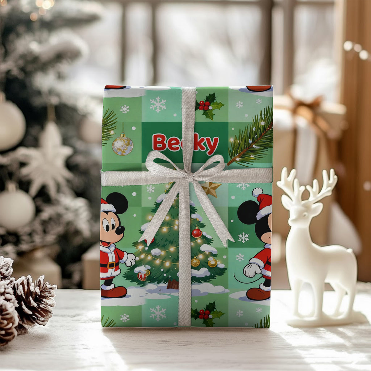 Magical Christmas - Personalized Mouse Wrapping Papers