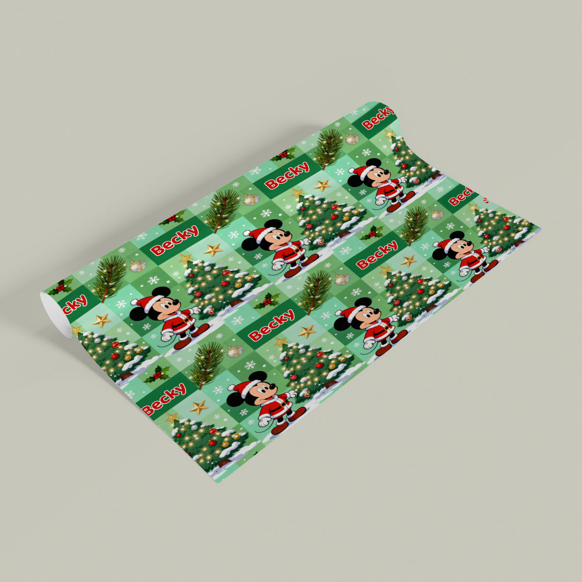 Magical Christmas - Personalized Mouse Wrapping Papers