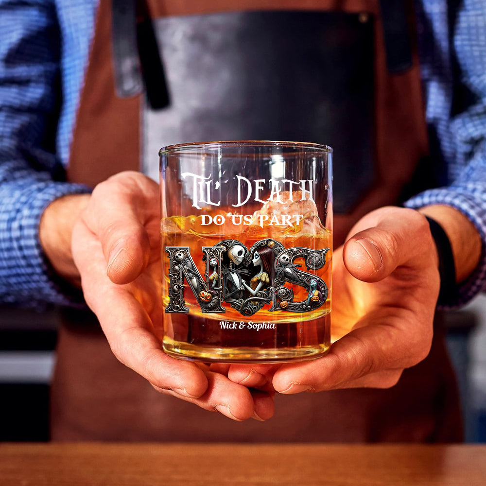 From Our First Kiss - Personalized Nightmare Whiskey Glass