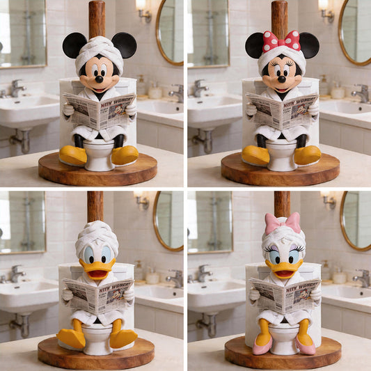 Cartoon Mouse Lovers Gift - Personalized Mouse Paper Towel Stand