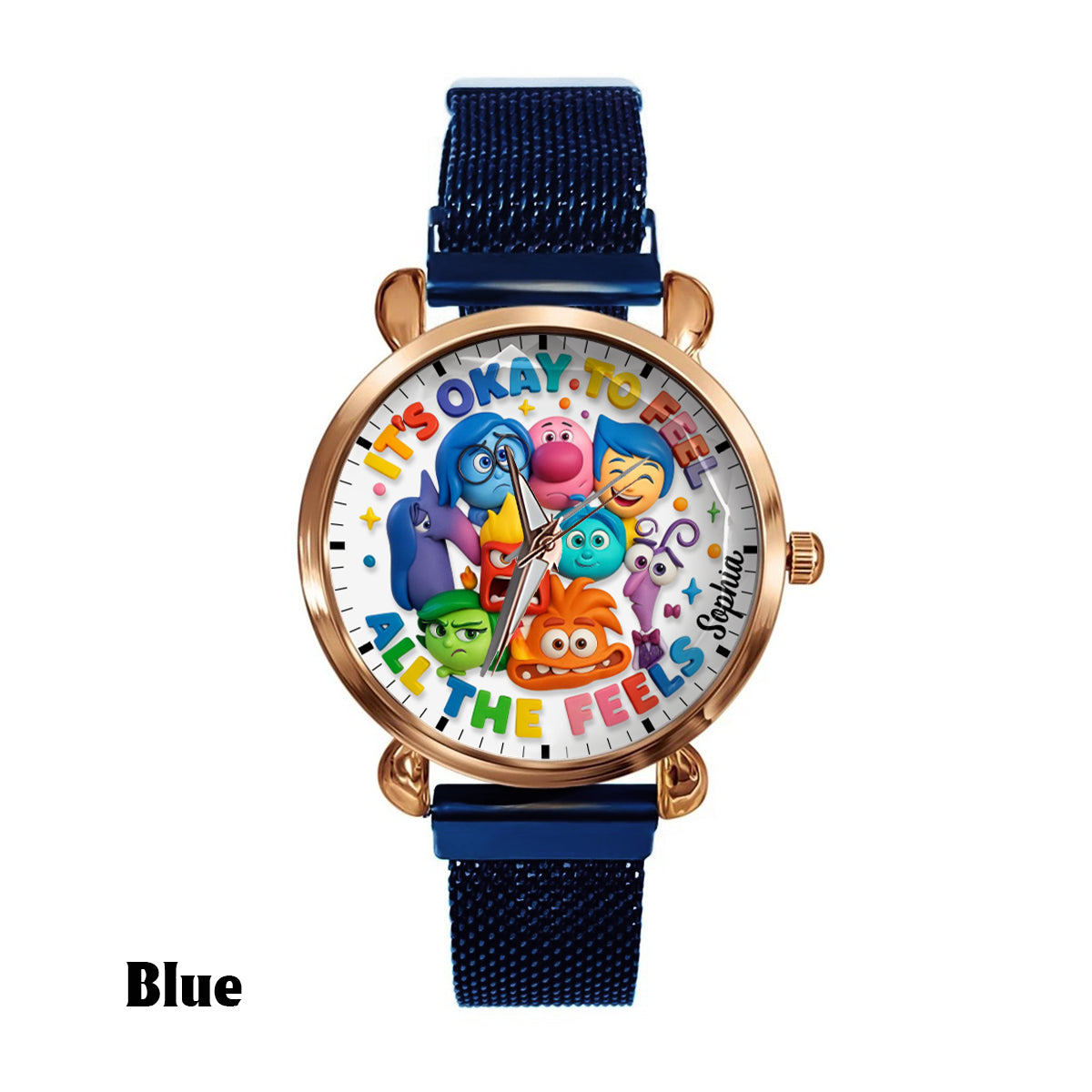 It's Okay To Feel All The Feels - Personalized  Women Hand Watch