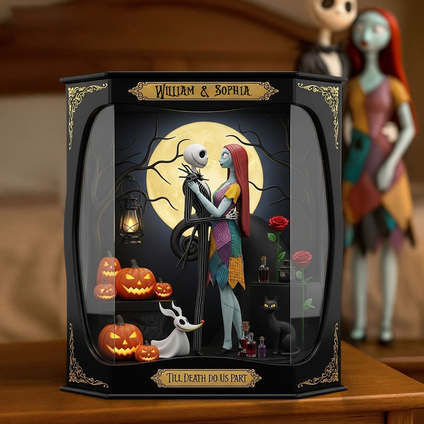 Till Death Do Us Part - Personalized Nightmare Custom Shaped Acrylic Plaque