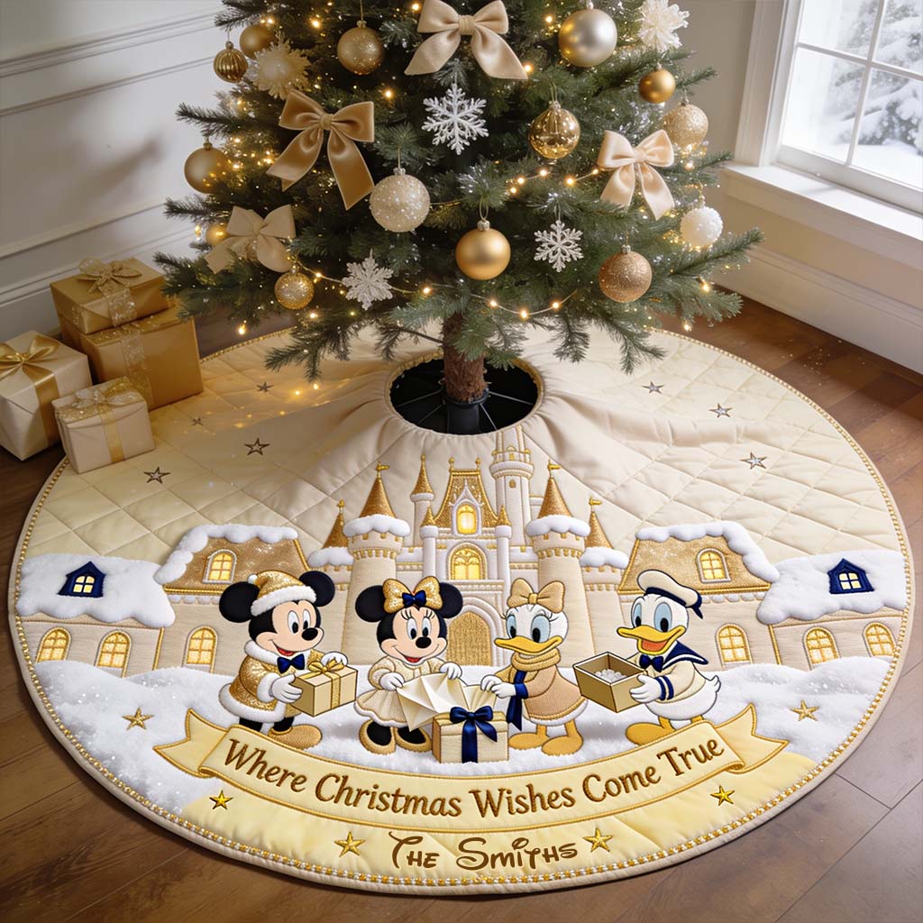 Magical Time Of The year - Personalized Mouse Shaped Tree Skirt