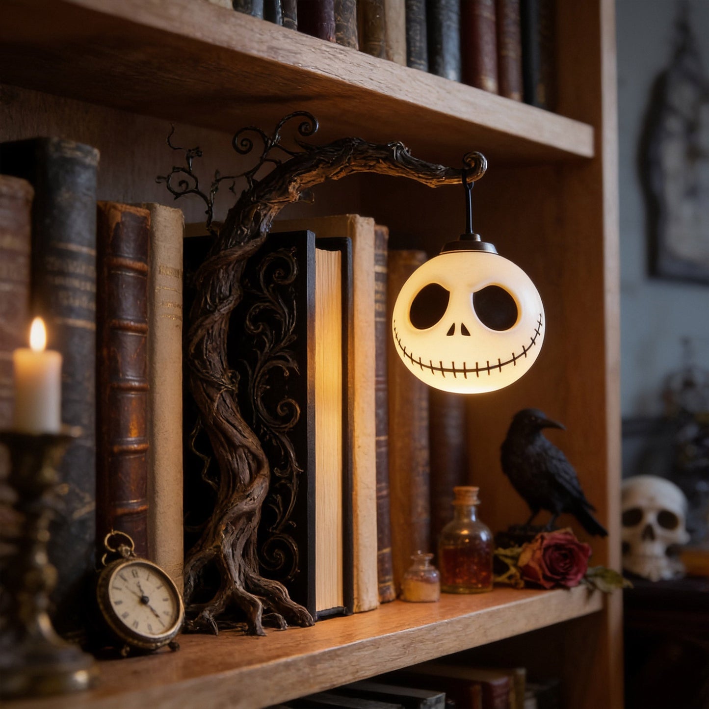 Nightmare - Personalized Nightmare Bookshelf Lamp