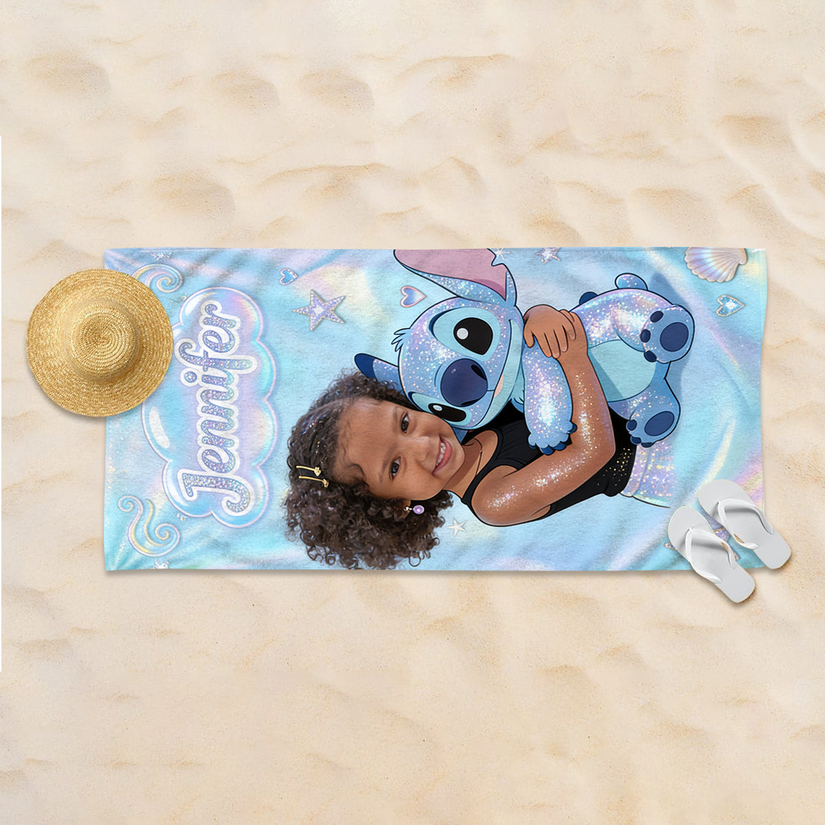 Cute Cartoon - Personalized Mouse Quick-dry Beach Towel/ Bath Towel