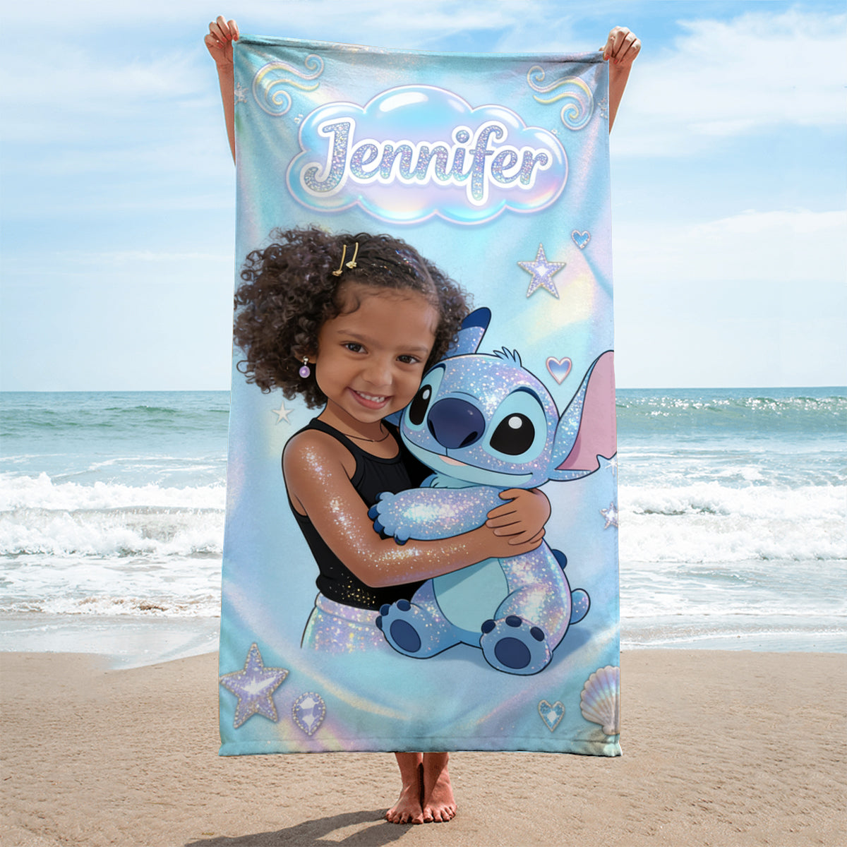 Cute Cartoon - Personalized Mouse Quick-dry Beach Towel/ Bath Towel