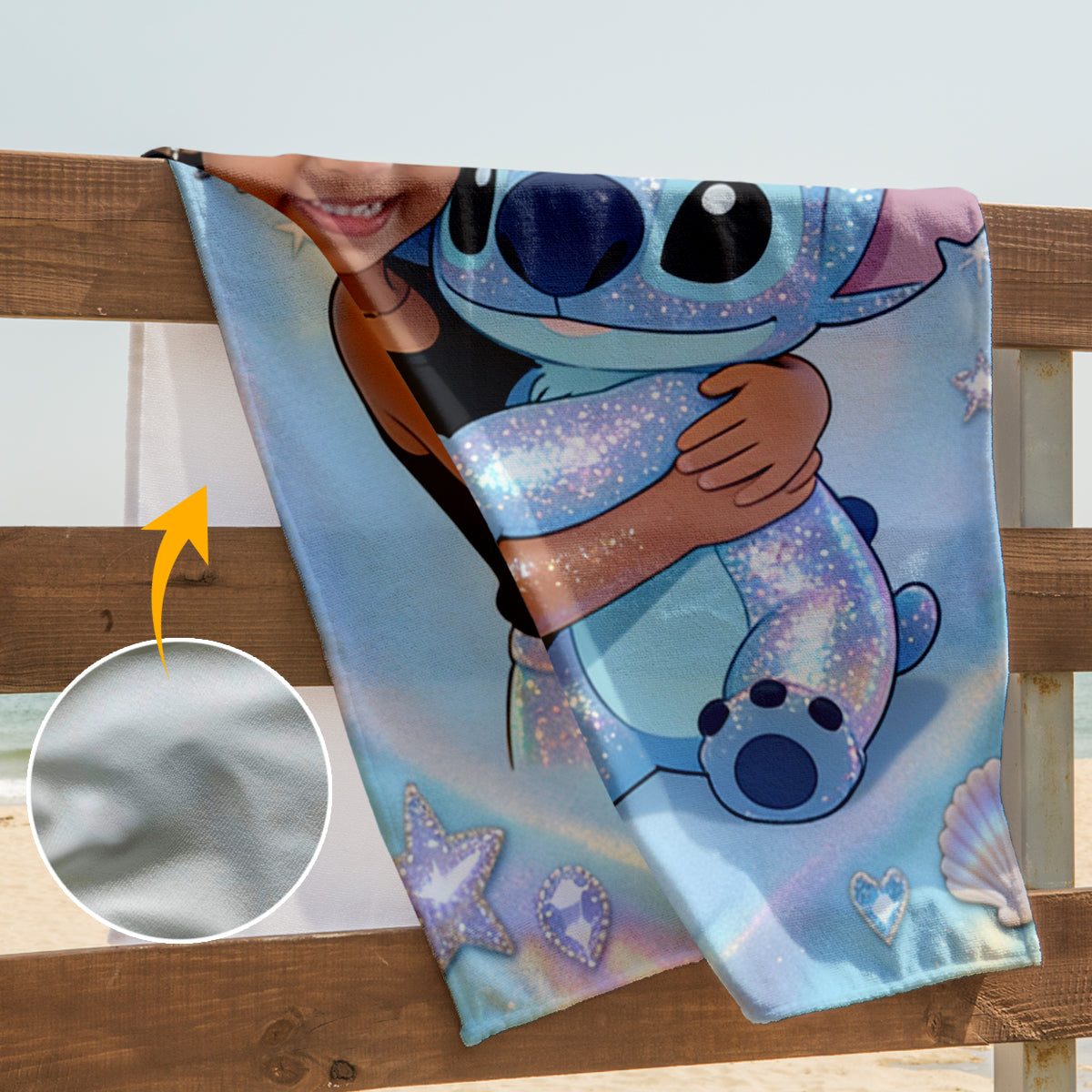 Cute Cartoon - Personalized Mouse Quick-dry Beach Towel/ Bath Towel