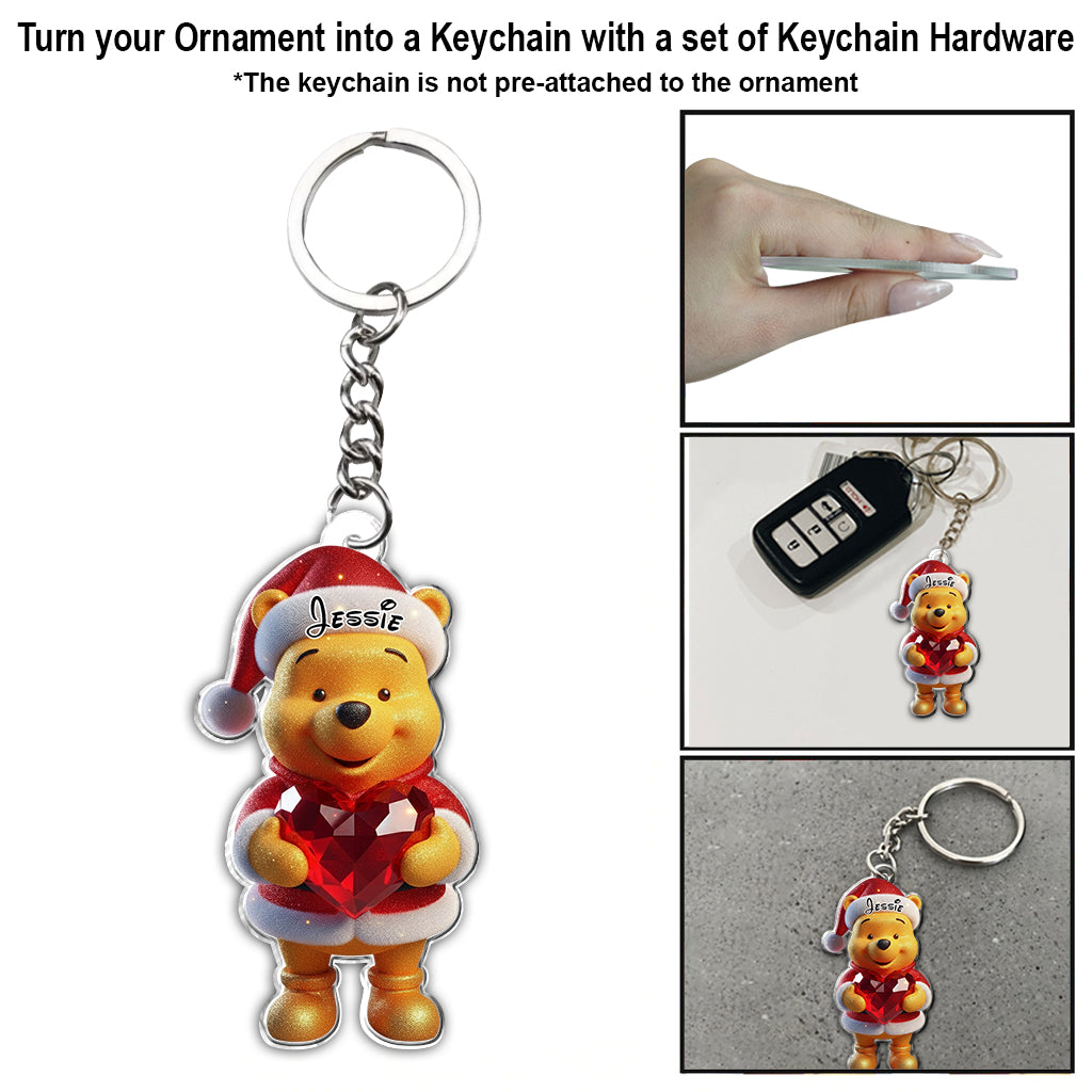 Merry Christmas - Personalized Mouse Ornament