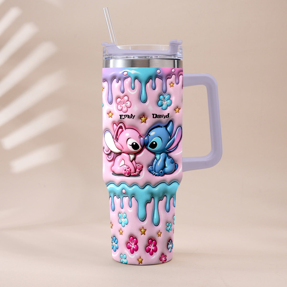 I'm Yours No Returns Or Refunds - Personalized Ohana Tumbler With Plush Charm