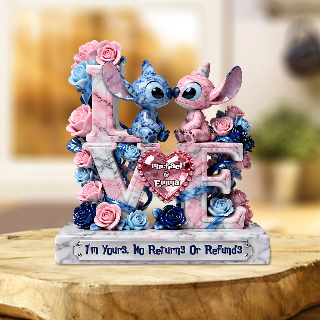 I'm Yours - Personalized Ohana Custom Shaped Acrylic Plaque
