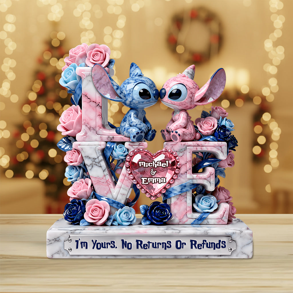 I'm Yours - Personalized Ohana Custom Shaped Acrylic Plaque