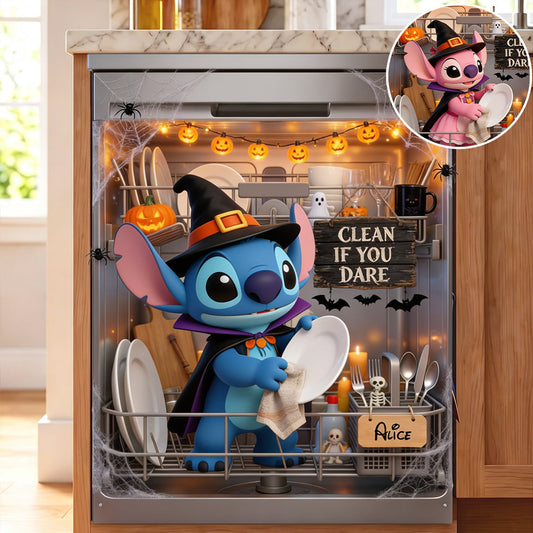 Clean If You Dare - Personalized Ohana Dishwasher Cover
