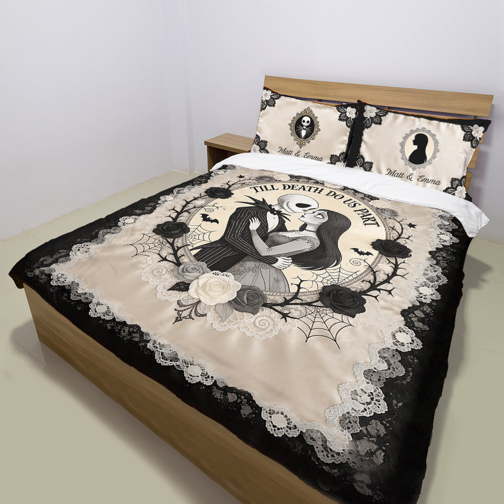 Till Death Do Us Part - Personalized Nightmare Bedding Set