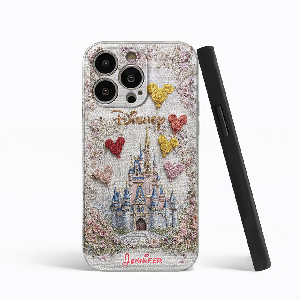 Magical Castle - Personalized Mouse Leather Phone Case