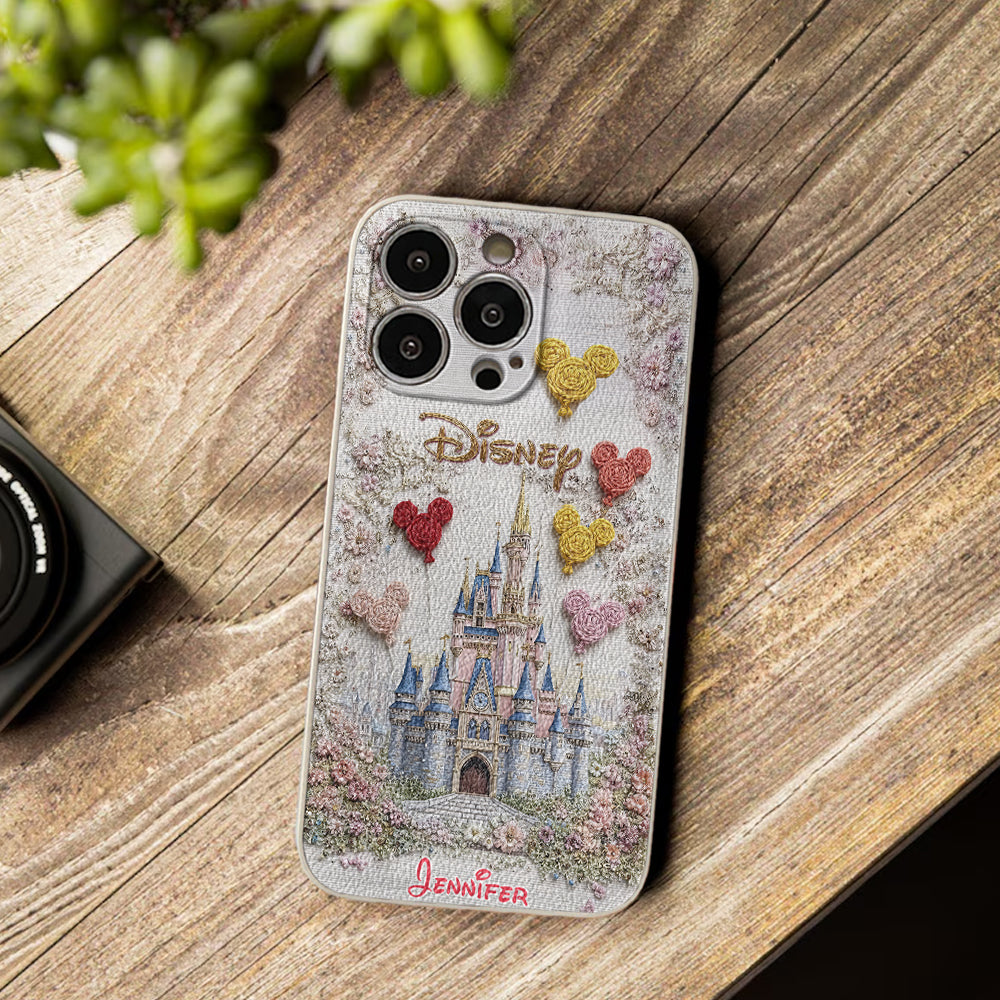 Magical Castle - Personalized Mouse Leather Phone Case