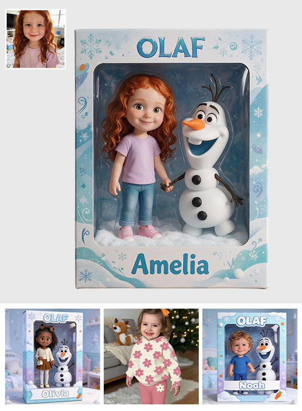 My Favorite Snow Buddy - Personalized Kid Acrylic Display Box