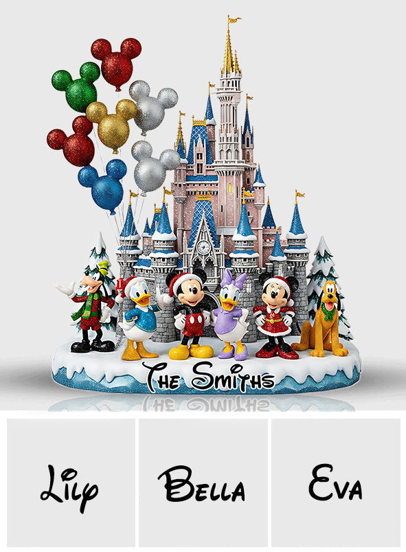 Merry Christmas - Personalized Mouse Custom Shaped Acrylic Plaque