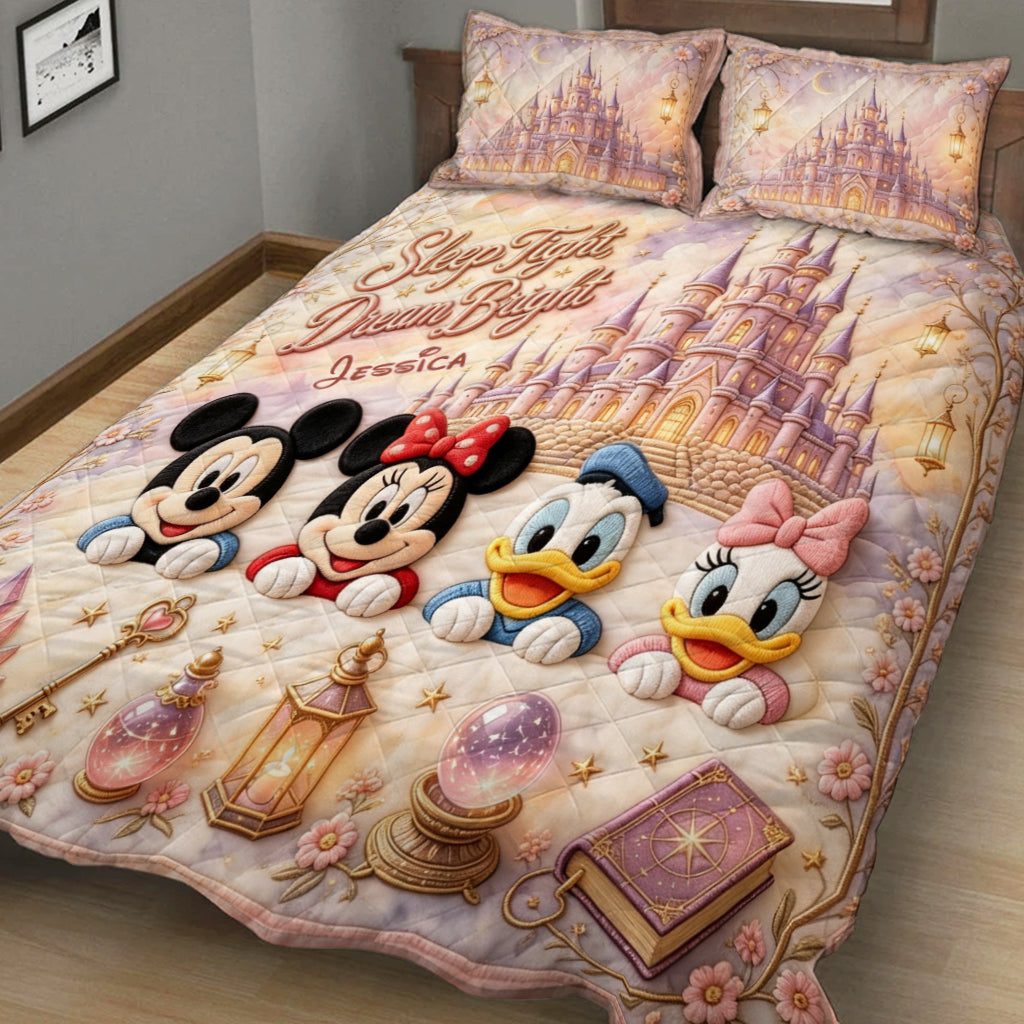 Magical Mouse - Personalized Dream Trip Quilt Set
