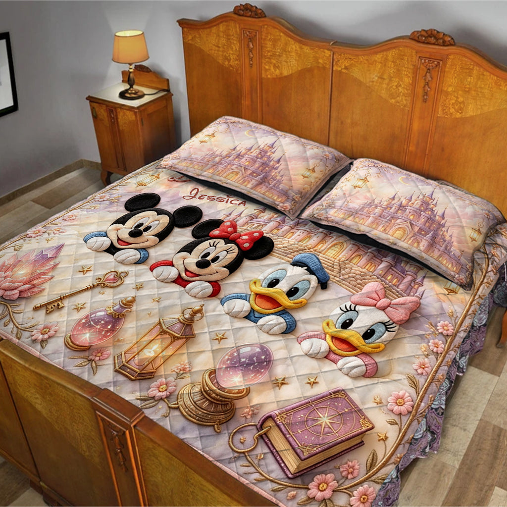 Magical Mouse - Personalized Dream Trip Quilt Set