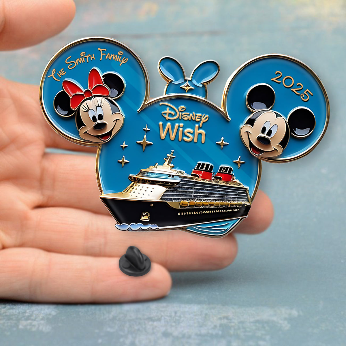 Magical Family Cruise Trip - Personalized Mouse Pin