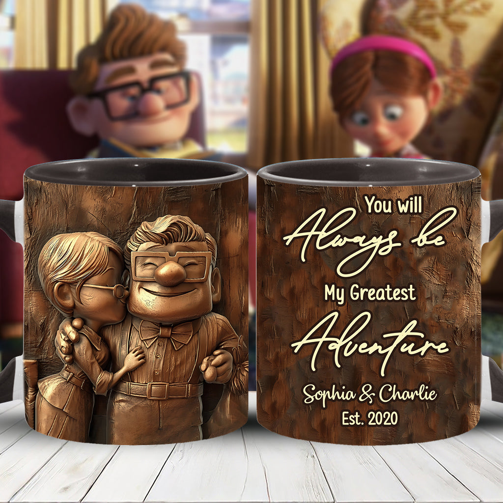 My Greatest Adventure - Personalized Mouse Accent Mug