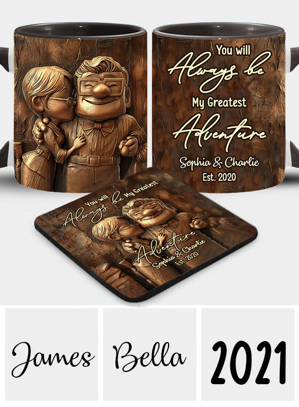 My Greatest Adventure - Personalized Mouse Accent Mug