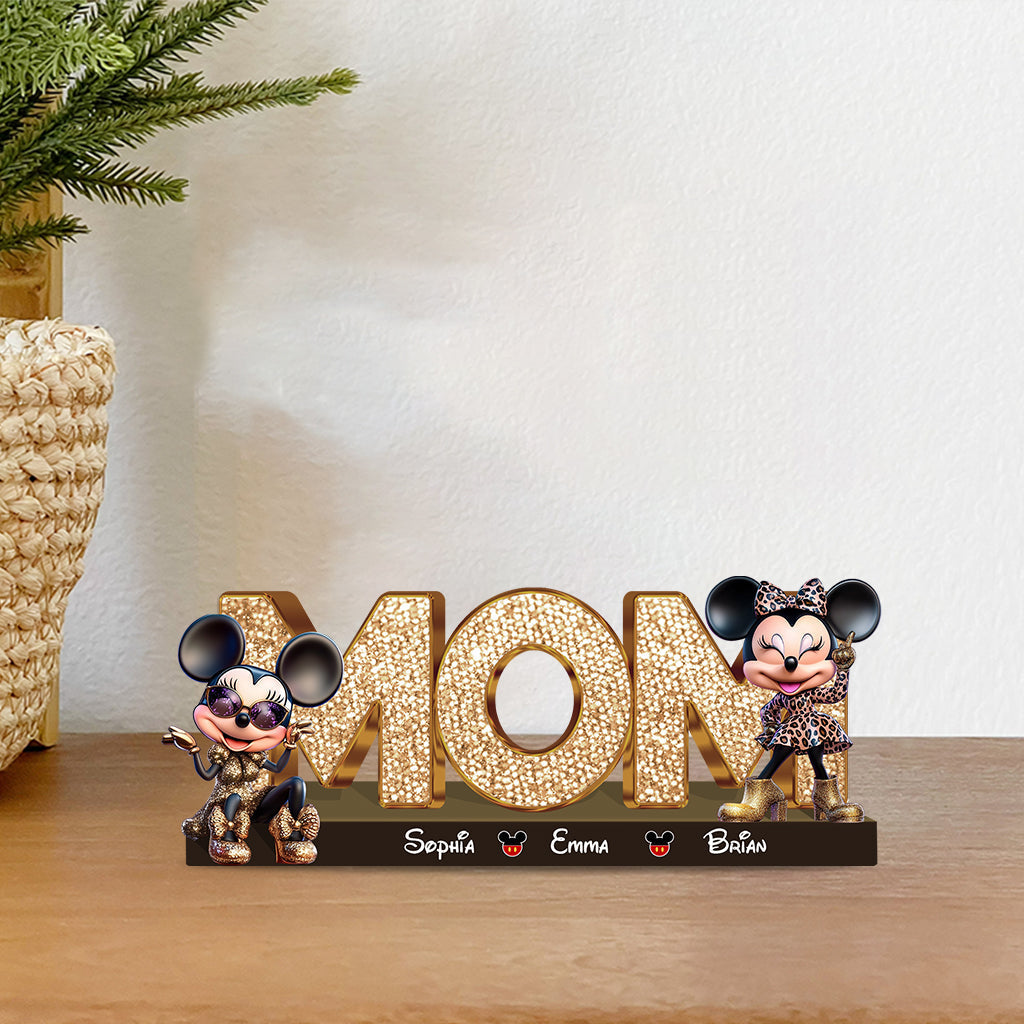Magical Mom - Personalized Mouse Custom Shaped Acrylic Plaque