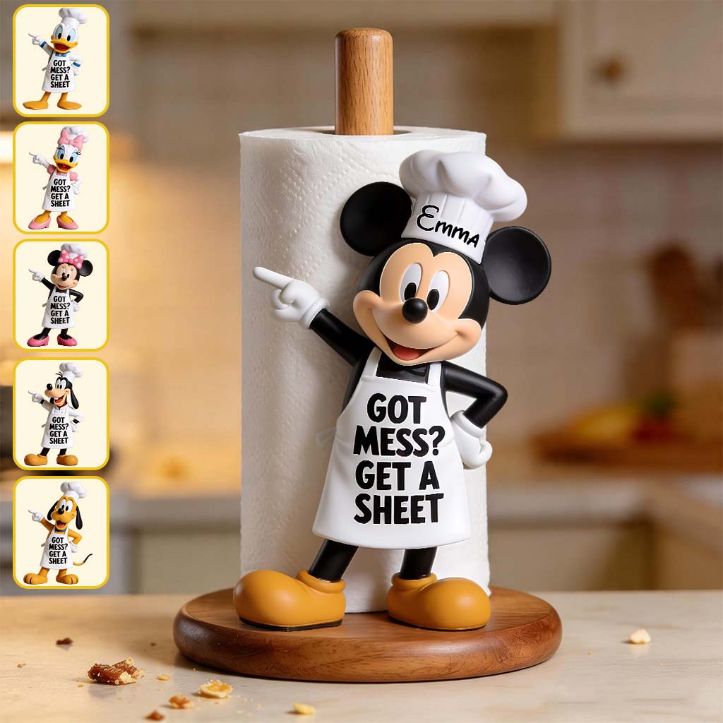 Get A Sheet - Personalized Mouse Paper Towel Stand