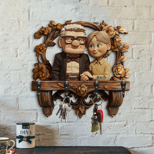 You Are My Greastest Adventure - Personalized Mouse Custom Shaped Key Rack