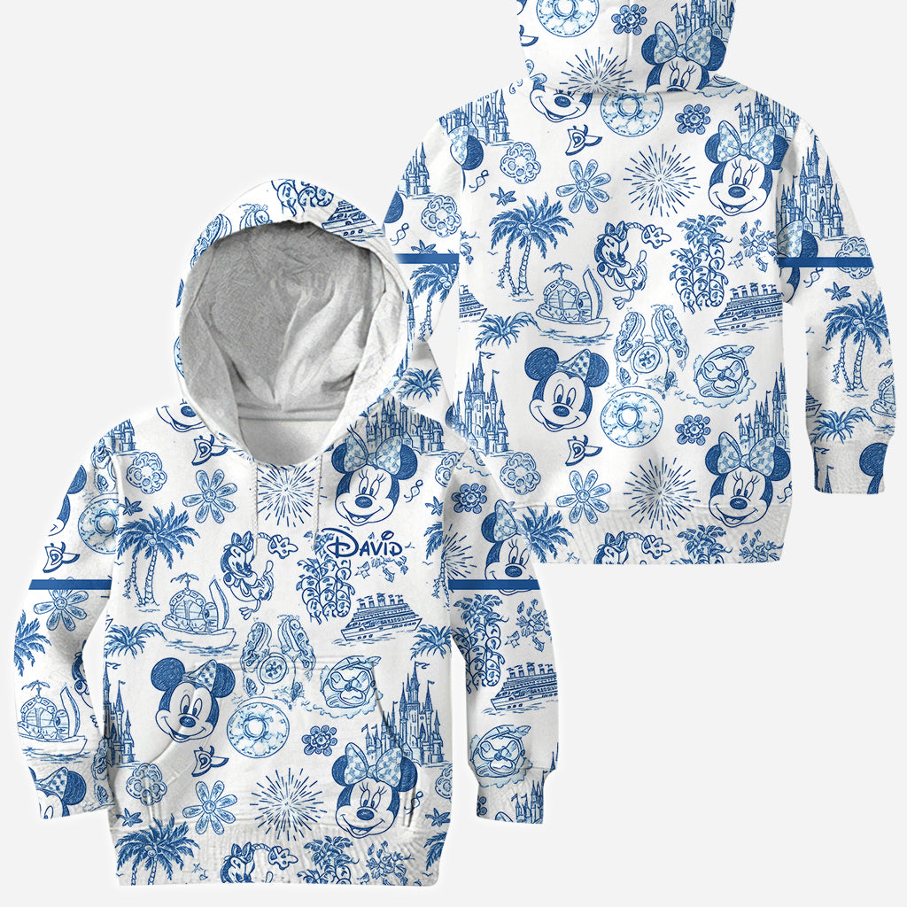 Magical Love Toile De Jouy - Personalized Mouse All Over Shirt