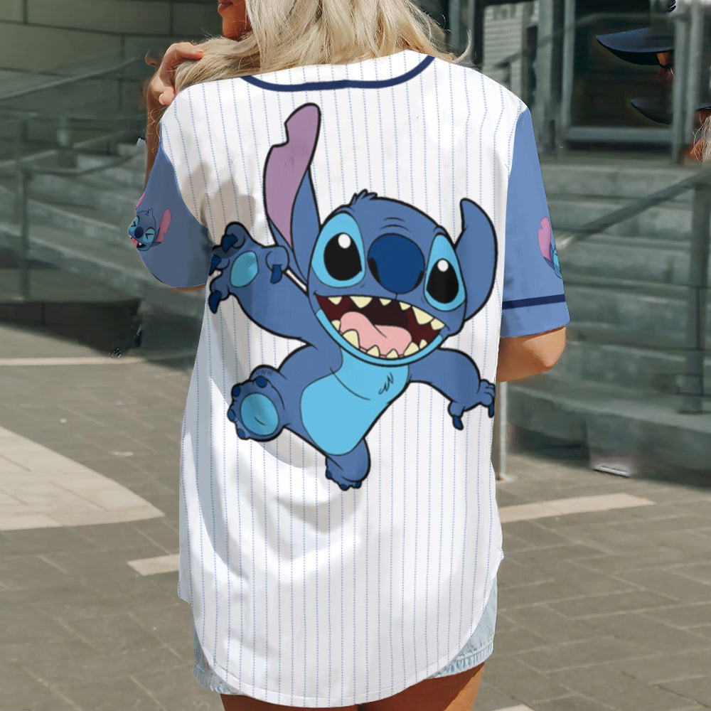 Blue Monster - Personalized Ohana Baseball Jersey