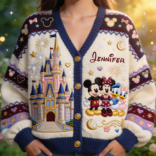 Magic Castle - Personalized Dream Trip Cardigan Sweater