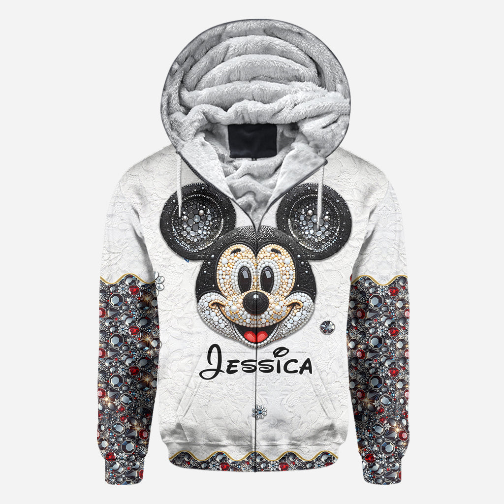 Mouse Ears Kind Of Girl - Personalized Mouse All Over Shirt