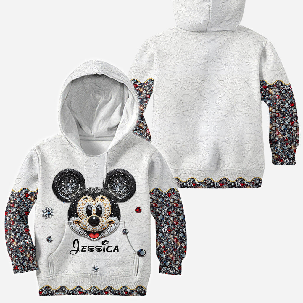 Mouse Ears Kind Of Girl - Personalized Mouse All Over Shirt