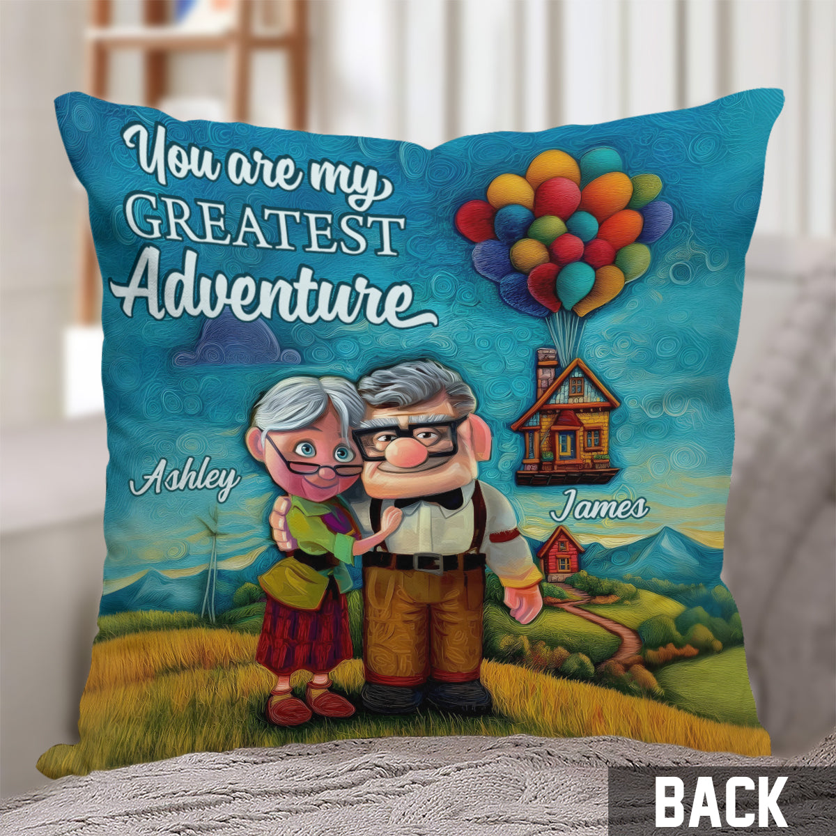Couple Gift You Are My Greatest Adventure - Personalized Couple Throw Pillow