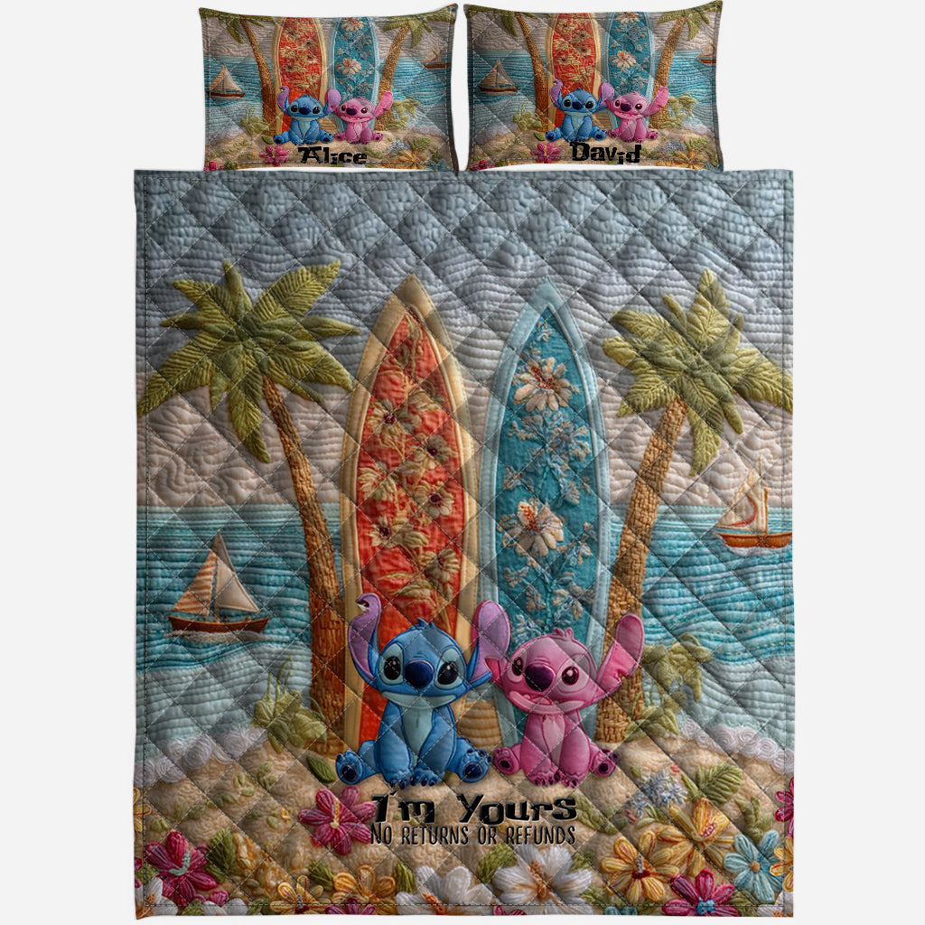 I'm Yours - Personalized Ohana Quilt Set