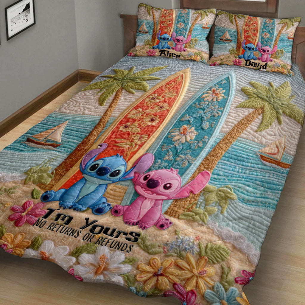 I'm Yours - Personalized Ohana Quilt Set