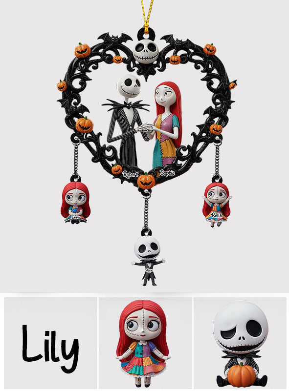 The Nightmare Family - Personalized Nightmare Ornament With Charm