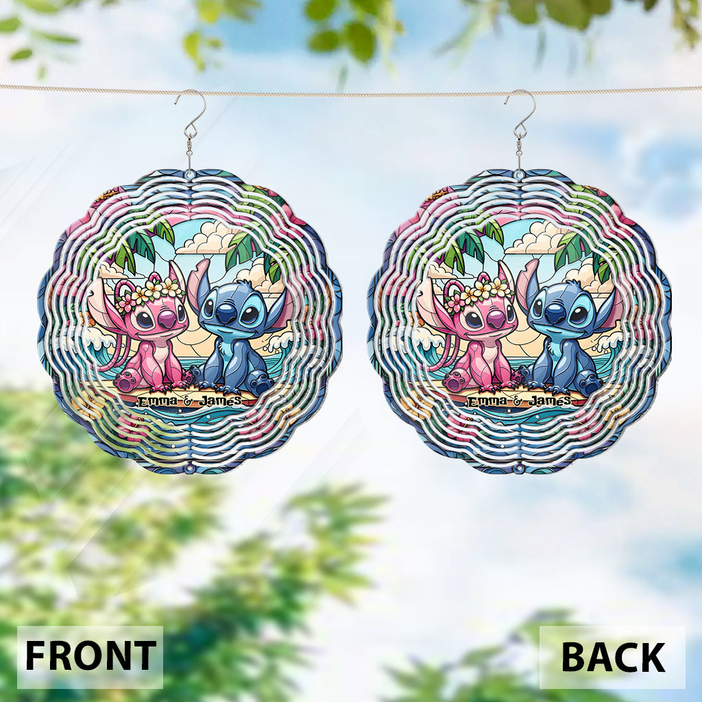 Ohana Summer - Personalized Ohana Wind Spinner