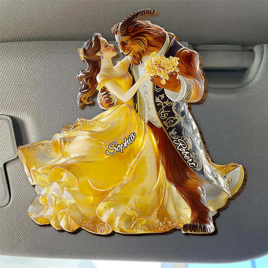 You & Me We Got This - Personalized Mouse Shaped Car Visor Clip
