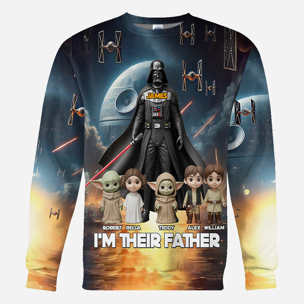 I'm Their Father - Personalized The Force All Over Shirt