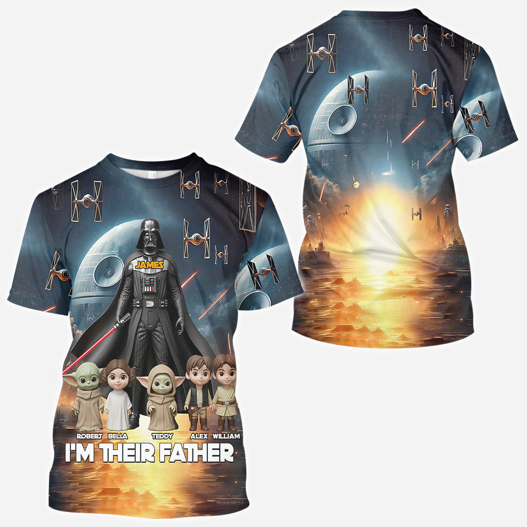 I'm Their Father - Personalized The Force All Over Shirt