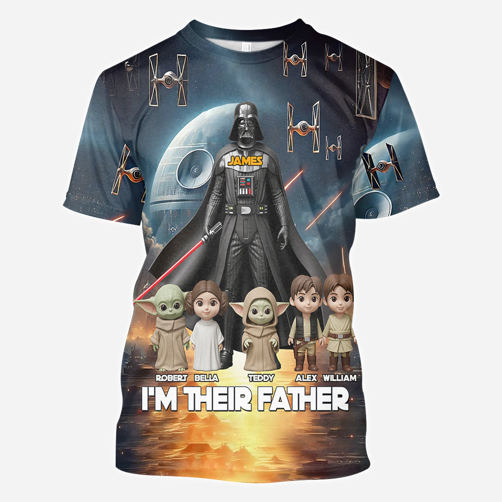 I'm Their Father - Personalized The Force All Over Shirt