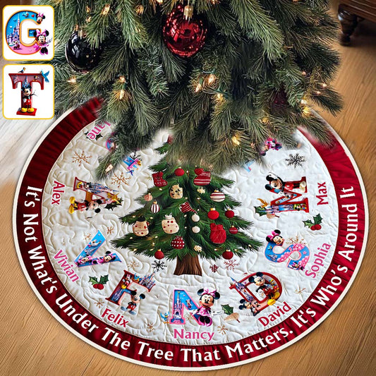 Magical Family - Personalized Mouse Tree Skirt
