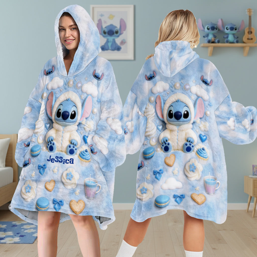 Ohana Means Family - Personalized Ohana Blanket Hoodie
