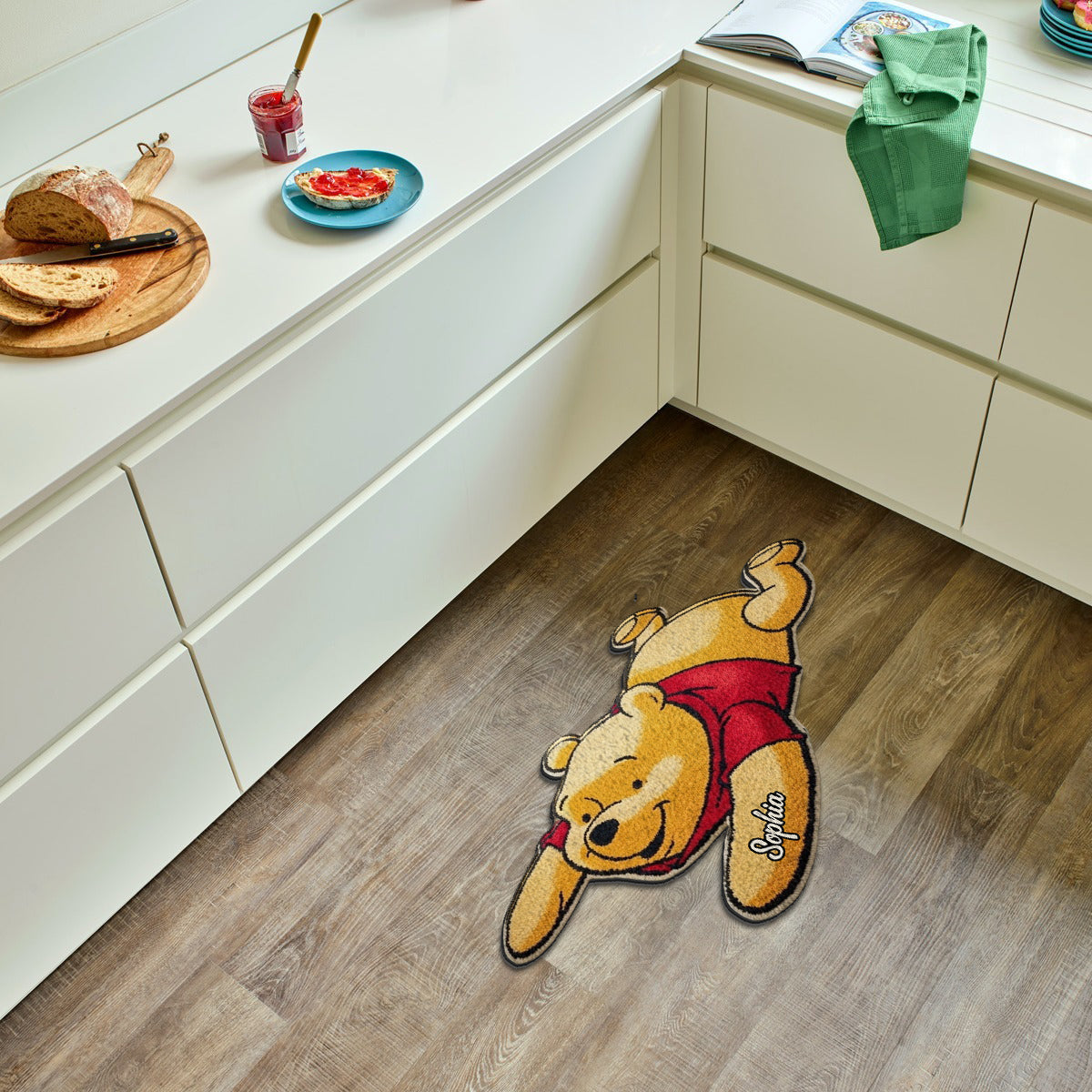 Lazy Bear - Personalized Mouse Non-Slip Tufted Rug