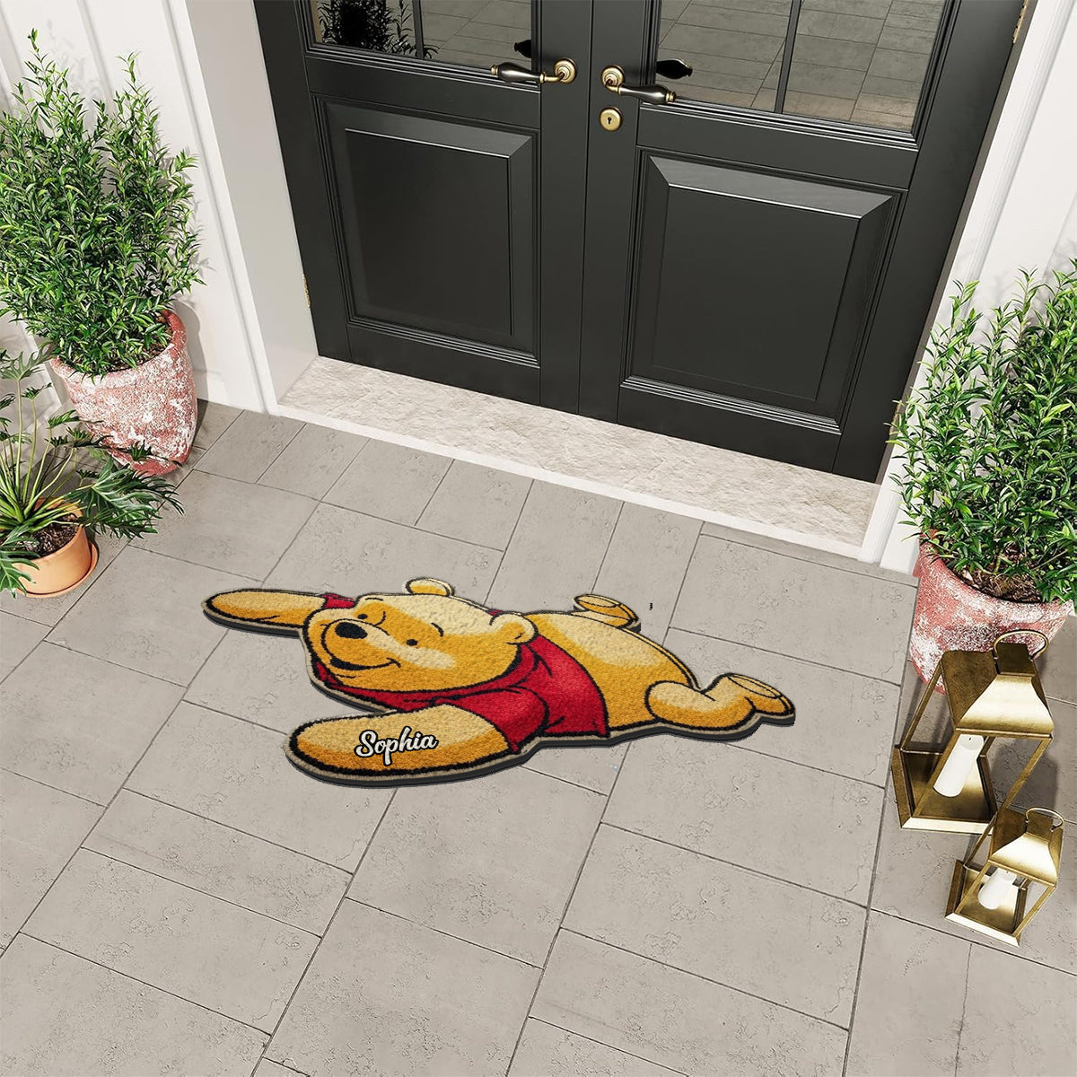 Lazy Bear - Personalized Mouse Non-Slip Tufted Rug
