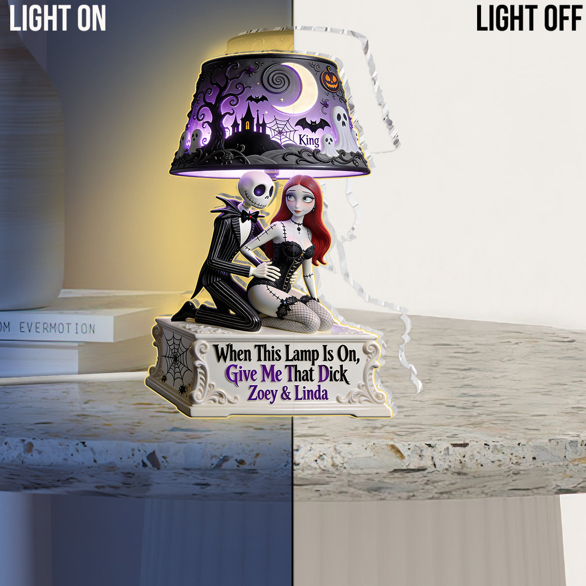 Light This Lamp - Personalized Nightmare Acrylic LED Night Light