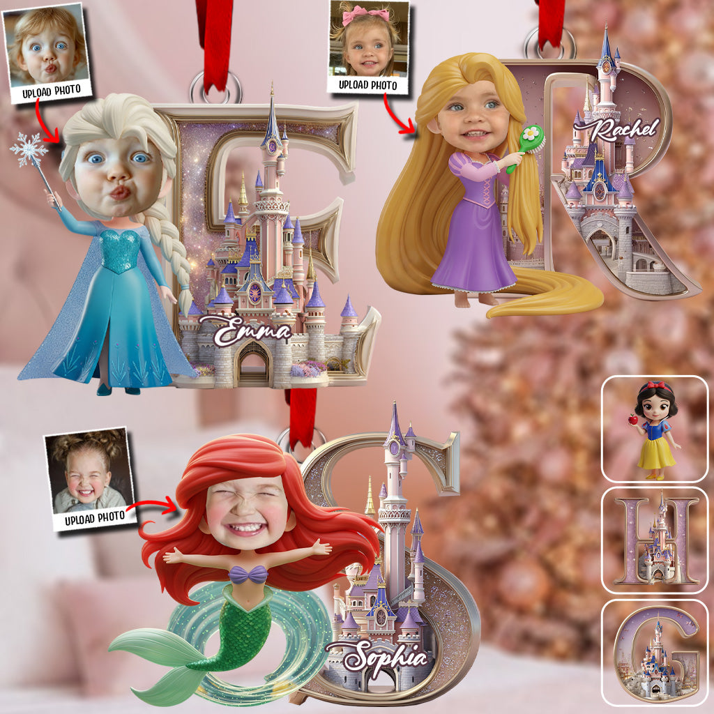 Magical Princess - Personalized Mouse Transparent Ornament